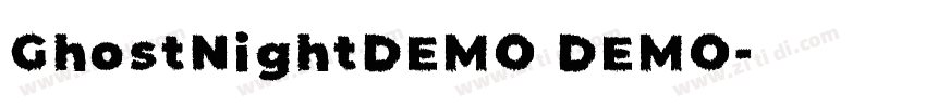 GhostNightDEMO DEMO字体转换